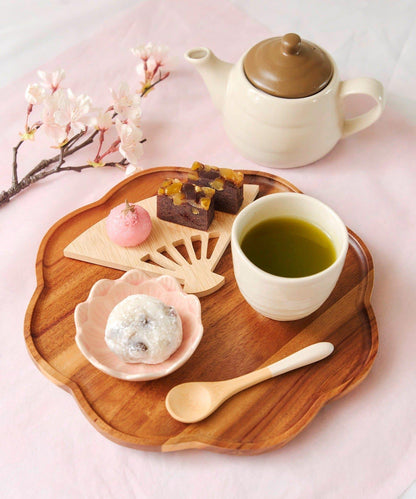 美濃燒 茶與糰子圖案 茶杯