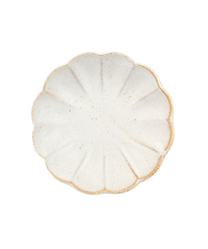 10cm菊形 茶與糰子圖案 小盤