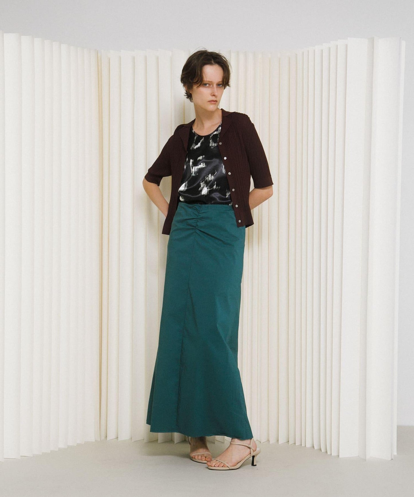 sleek 長款 半身裙