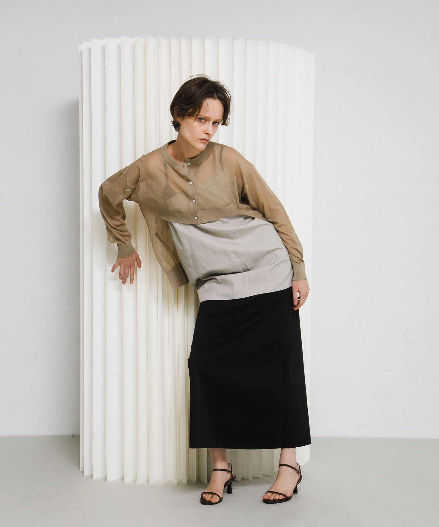 sleek 長款 半身裙