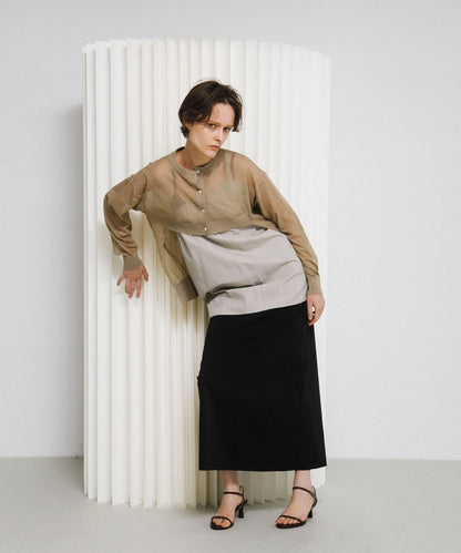 sleek 長款 半身裙