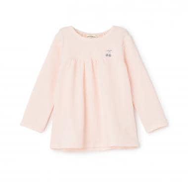 櫻桃波點印花 長袖T恤