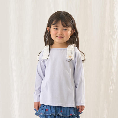 純棉 吸溼速幹防曬不易變形 船領 肩部蝴蝶結 T恤