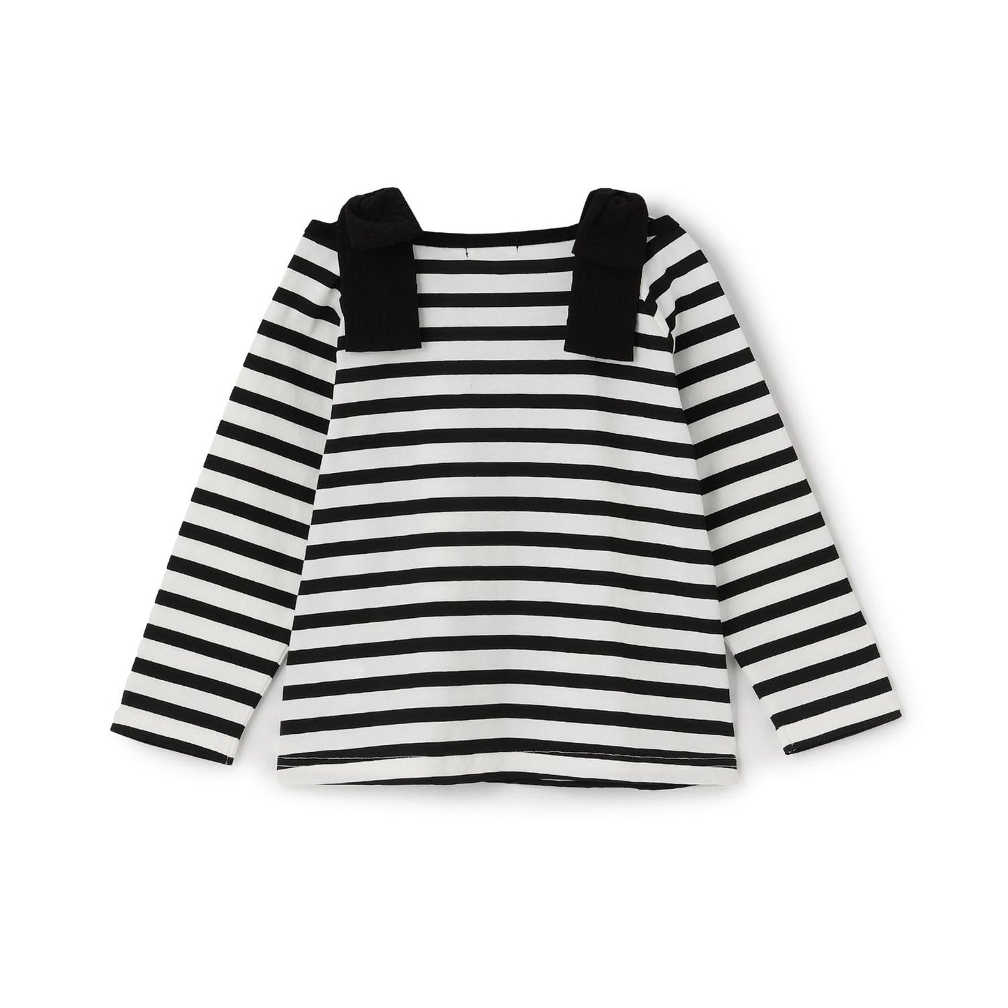 純棉 吸溼速幹防曬不易變形 船領 肩部蝴蝶結 T恤