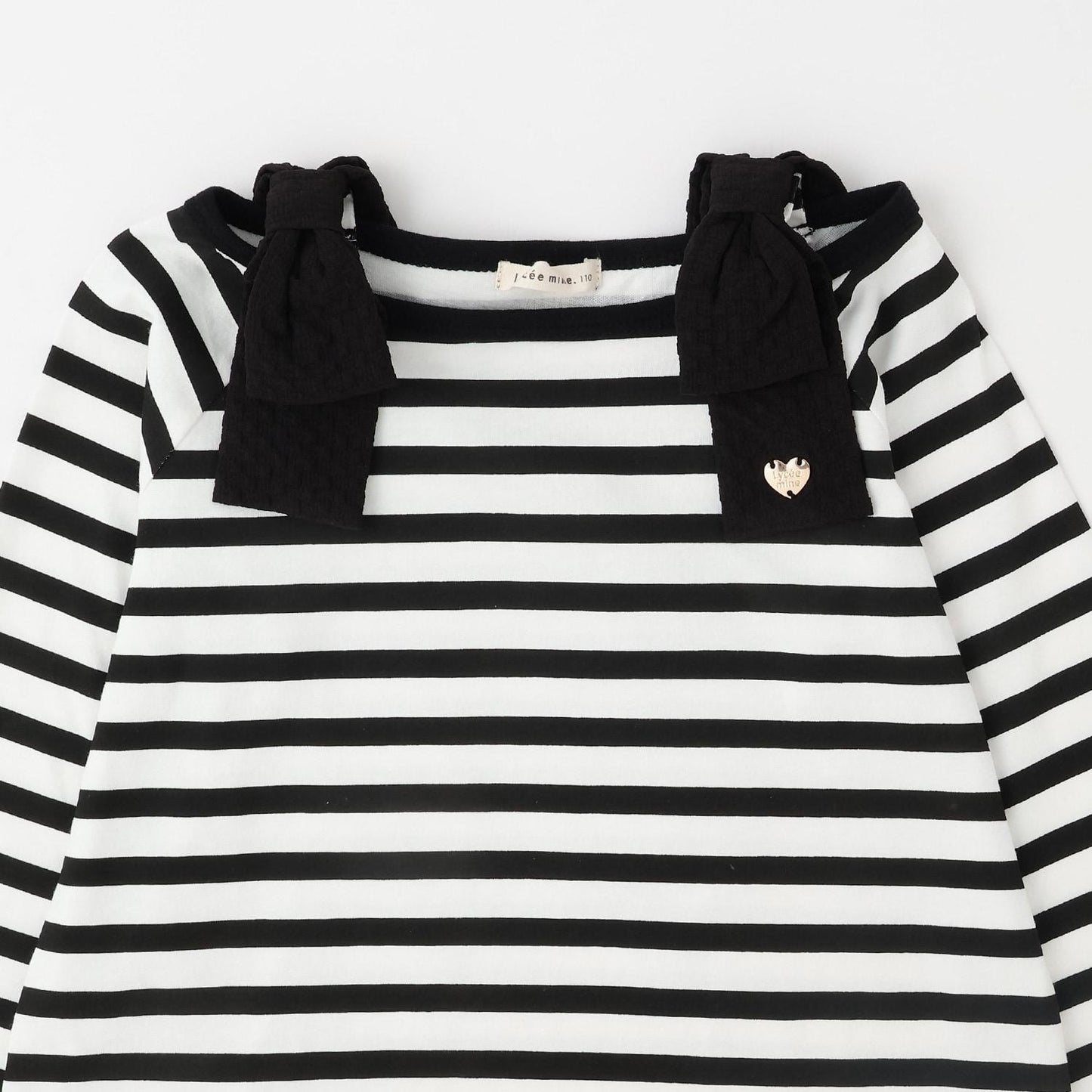 純棉 吸溼速幹防曬不易變形 船領 肩部蝴蝶結 T恤