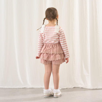 純棉 吸溼速幹防曬不易變形 船領 肩部蝴蝶結 T恤