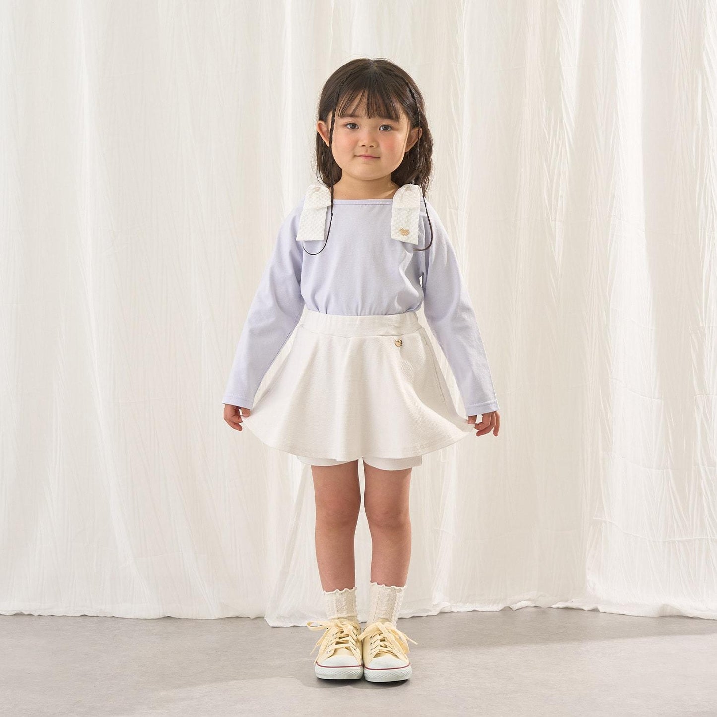 純棉 吸溼速幹防曬不易變形 船領 肩部蝴蝶結 T恤