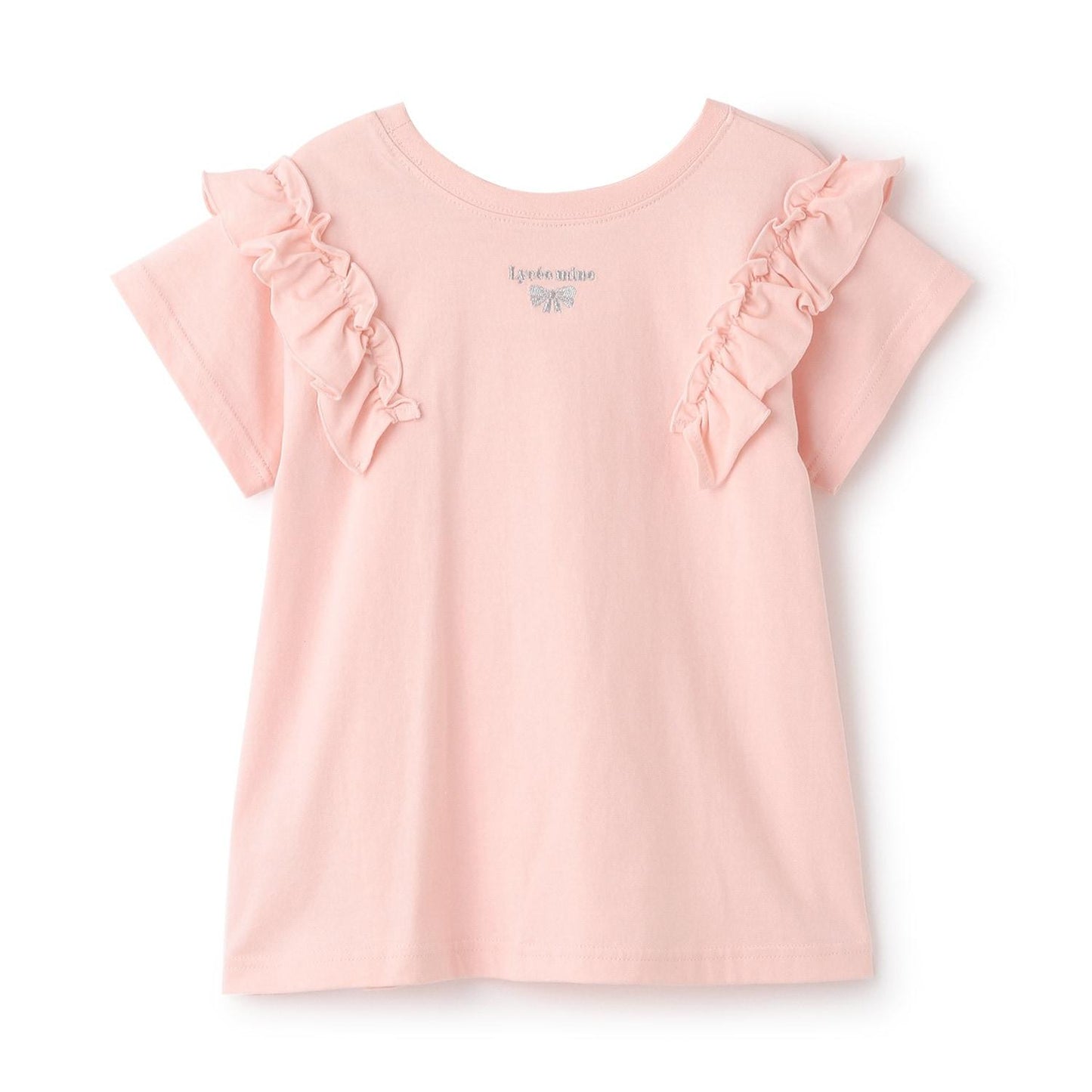 100%棉 速幹防曬 不易變形 可前後兩穿 A字廓形 荷葉邊 長款T恤