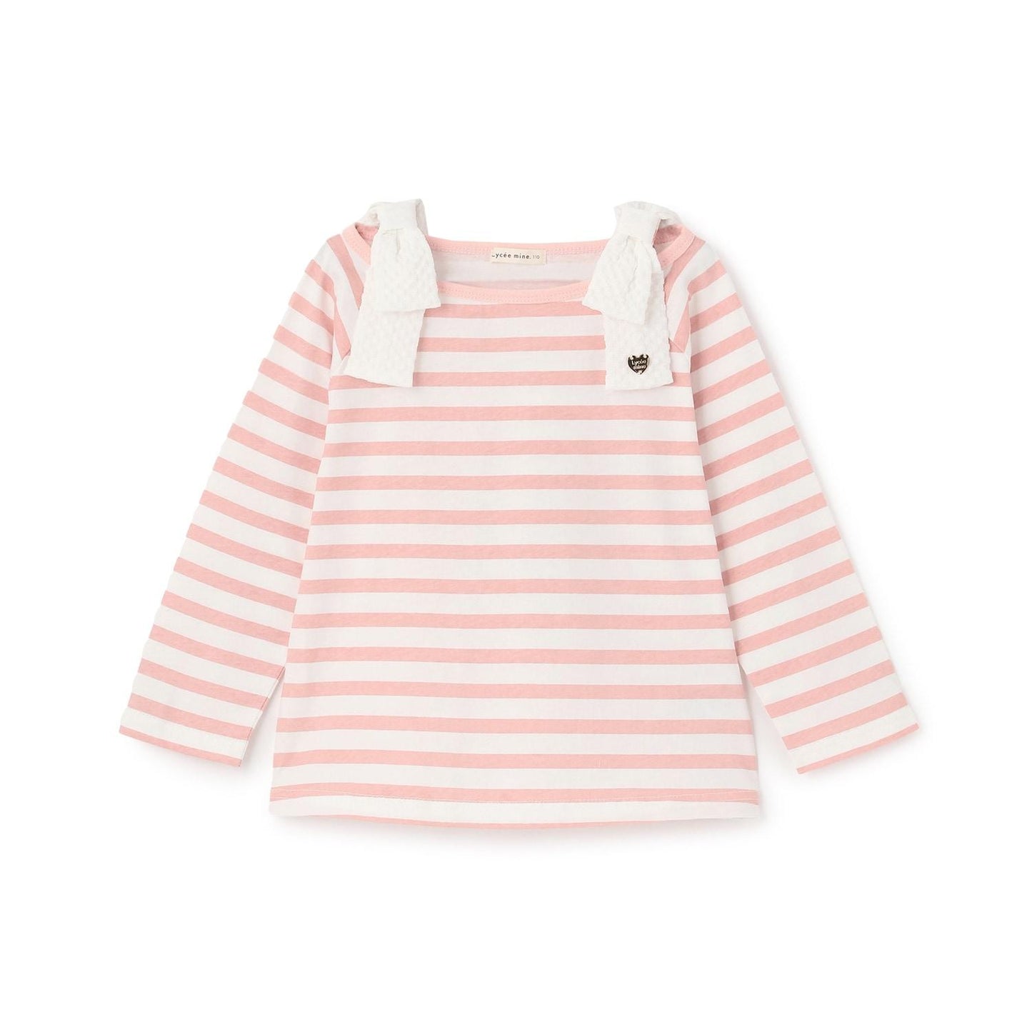 純棉 吸溼速幹防曬不易變形 船領 肩部蝴蝶結 T恤