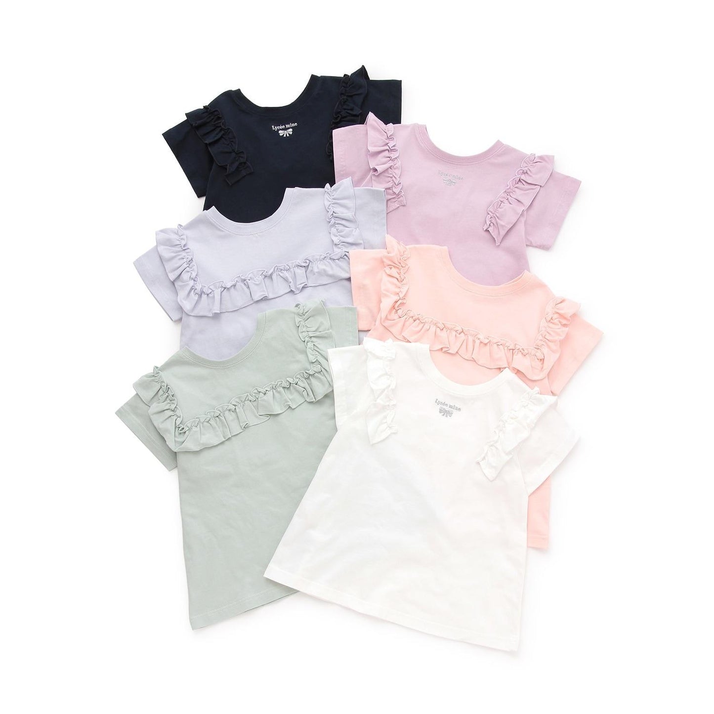 100%棉 速幹防曬 不易變形 可前後兩穿 A字廓形 荷葉邊 長款T恤