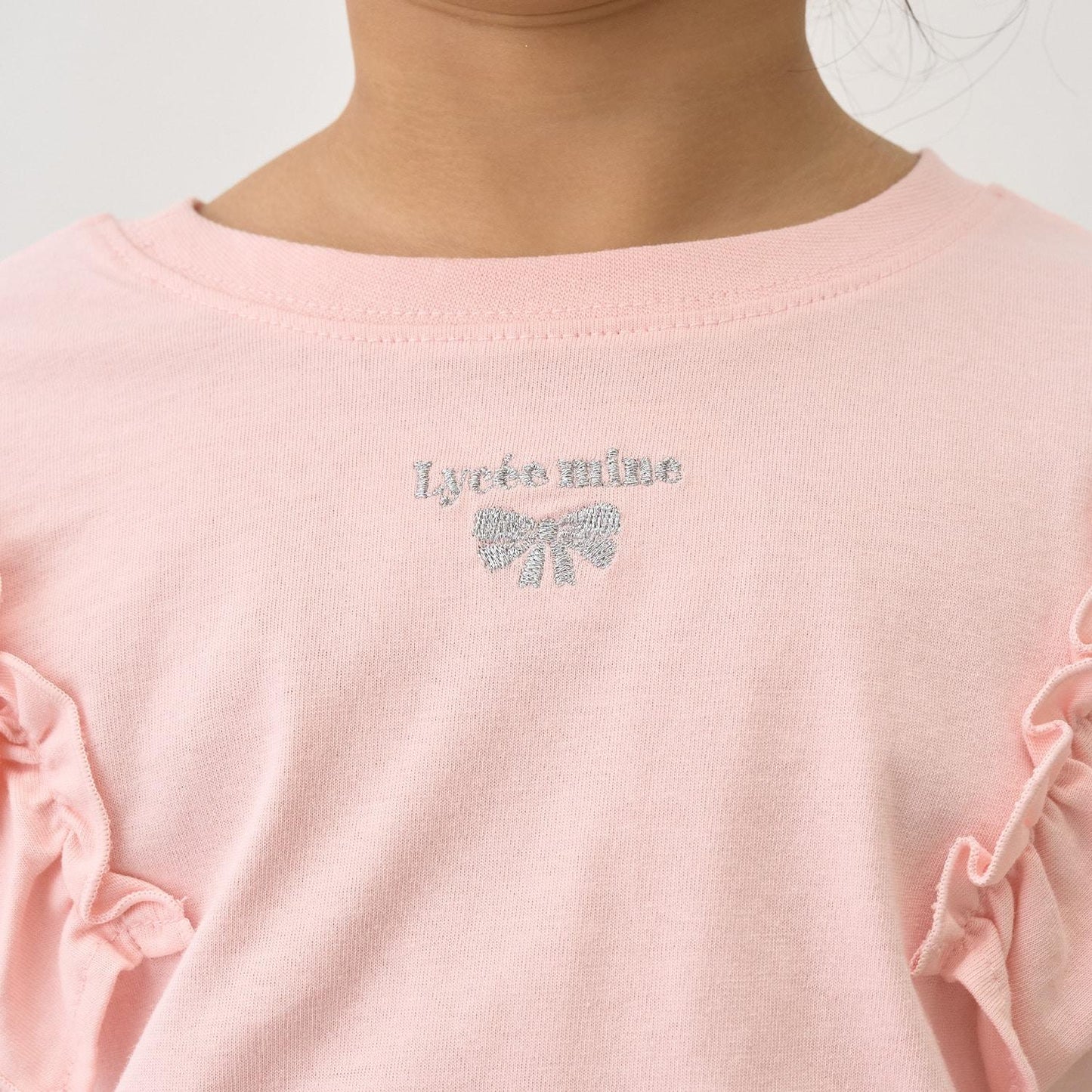 100%棉 速幹防曬 不易變形 可前後兩穿 A字廓形 荷葉邊 長款T恤