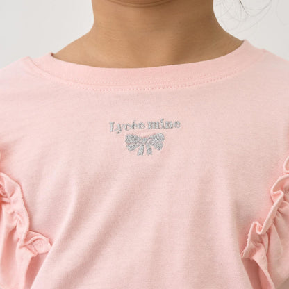 100%棉 速幹防曬 不易變形 可前後兩穿 A字廓形 荷葉邊 長款T恤