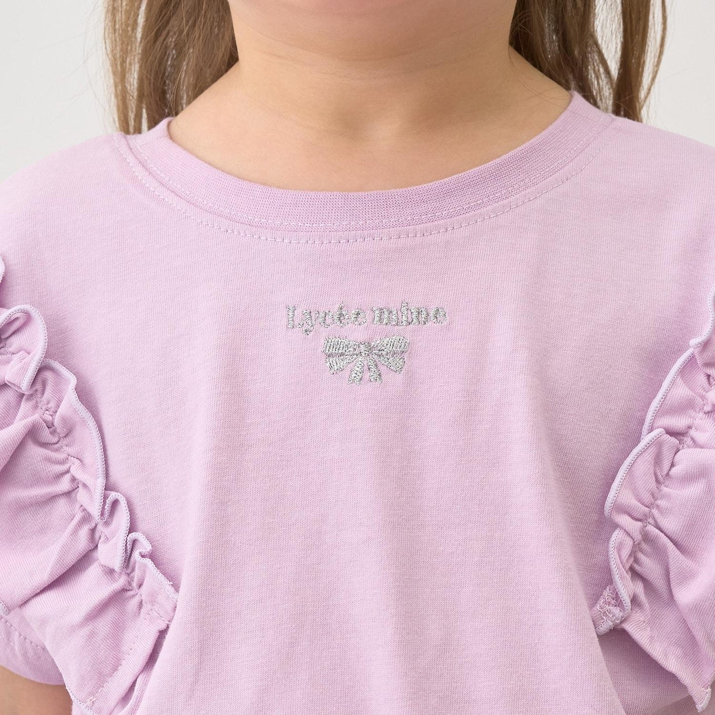 100%棉 速幹防曬 不易變形 可前後兩穿 A字廓形 荷葉邊 長款T恤