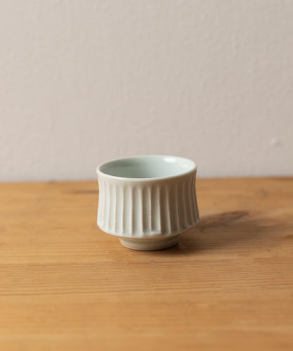 白磁工房 白瓷清酒杯