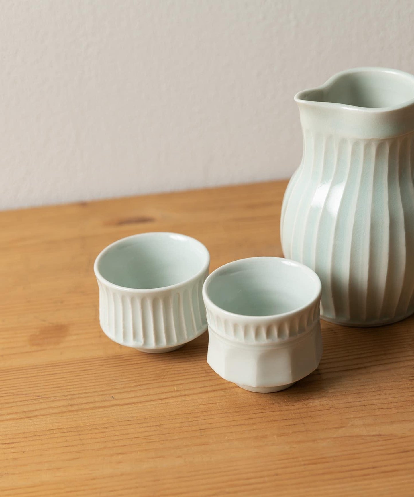 白磁工房 白瓷清酒杯