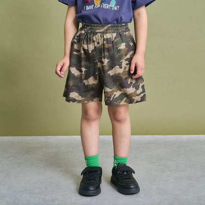 彈力舒適好活動 多款滿版印花 四分丈短褲