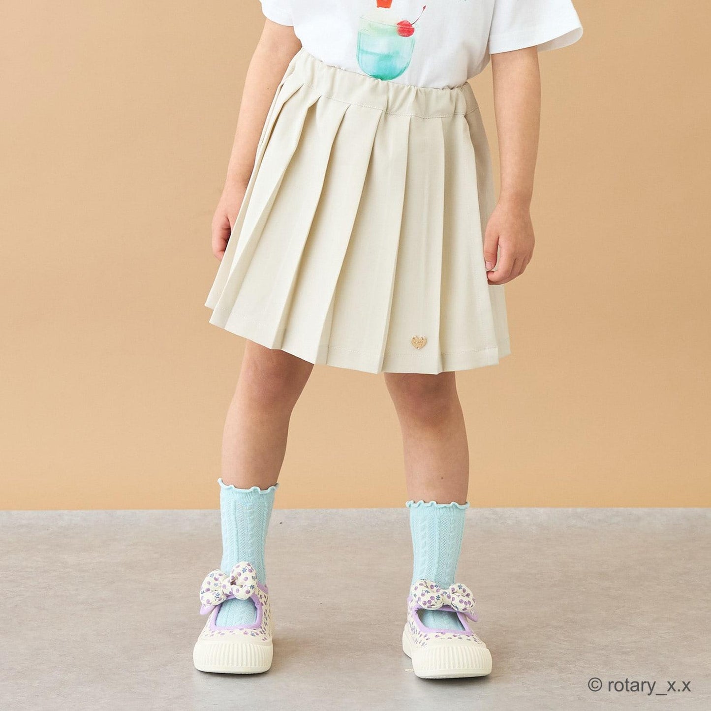 裹身褶襉設計 含內襯短褲 半身裙