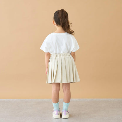 裹身褶襉設計 含內襯短褲 半身裙