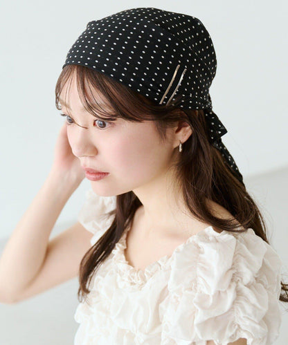 多色方格圖案絲巾