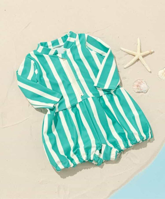 寶寶趣味長袖泳衣