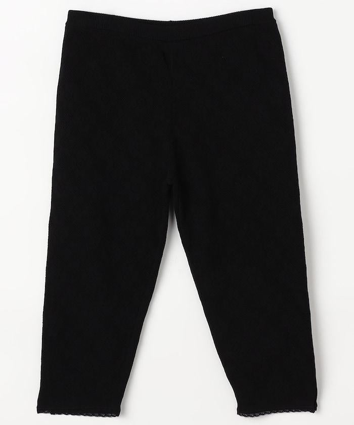 flower jacquard 花卉提花打底褲