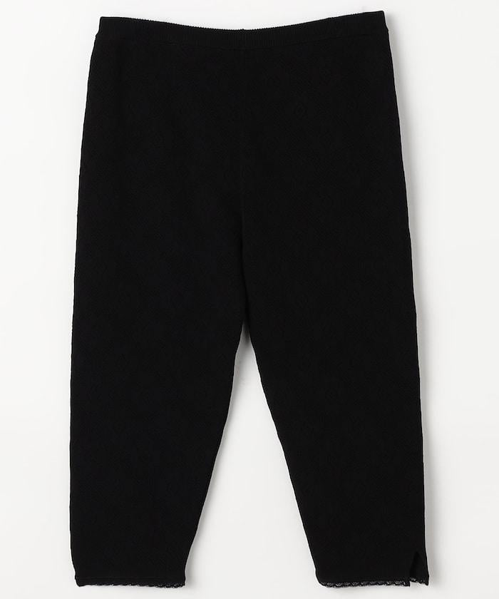 flower jacquard 花卉提花打底褲