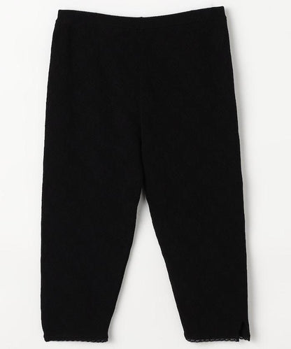 flower jacquard 花卉提花打底褲