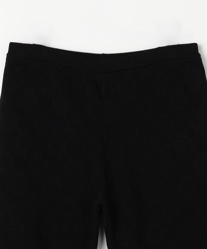 flower jacquard 花卉提花打底褲