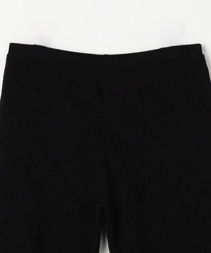 flower jacquard 花卉提花打底褲