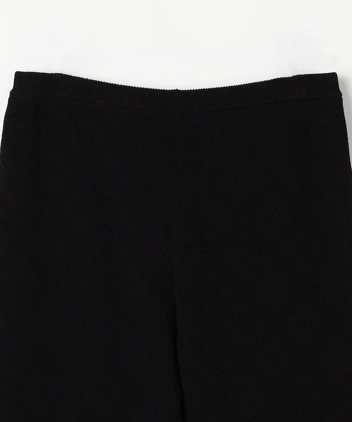 flower jacquard 花卉提花打底褲