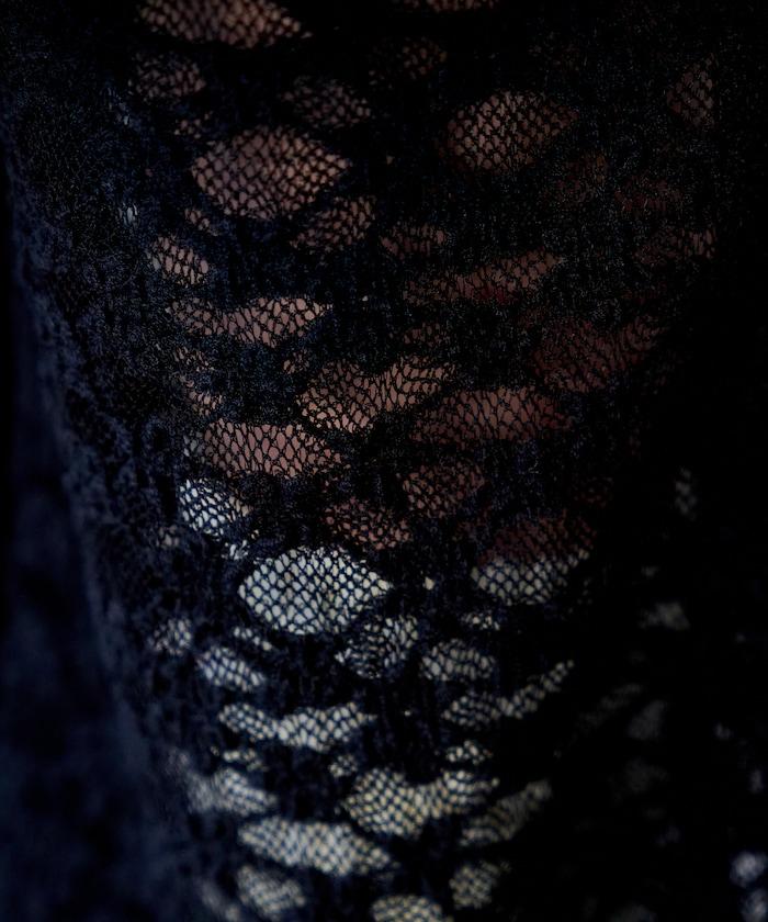 花朵蕾絲打底褲＋半身裙套裝