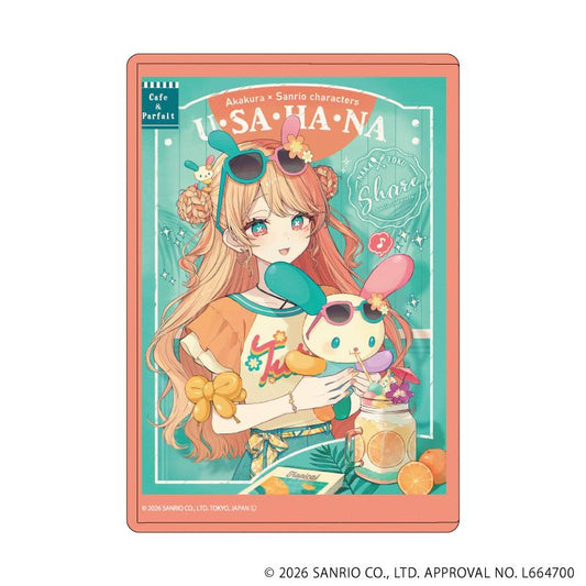赤倉×《三麗歐》（赤倉×《三麗歐》） ウサハナ 透明文件夾 35型號 聯名插畫款