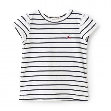 櫻桃刺繡短袖T恤