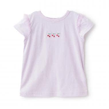 櫻桃刺繡短袖T恤