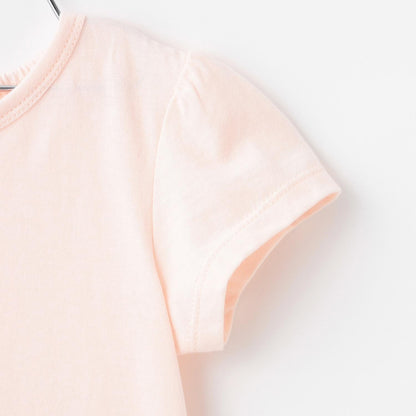 鋼琴圖案短袖T恤