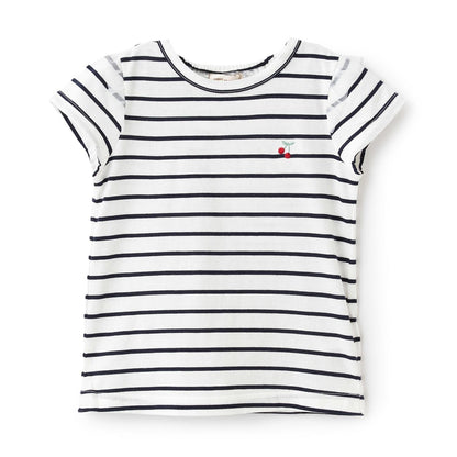 櫻桃刺繡短袖T恤