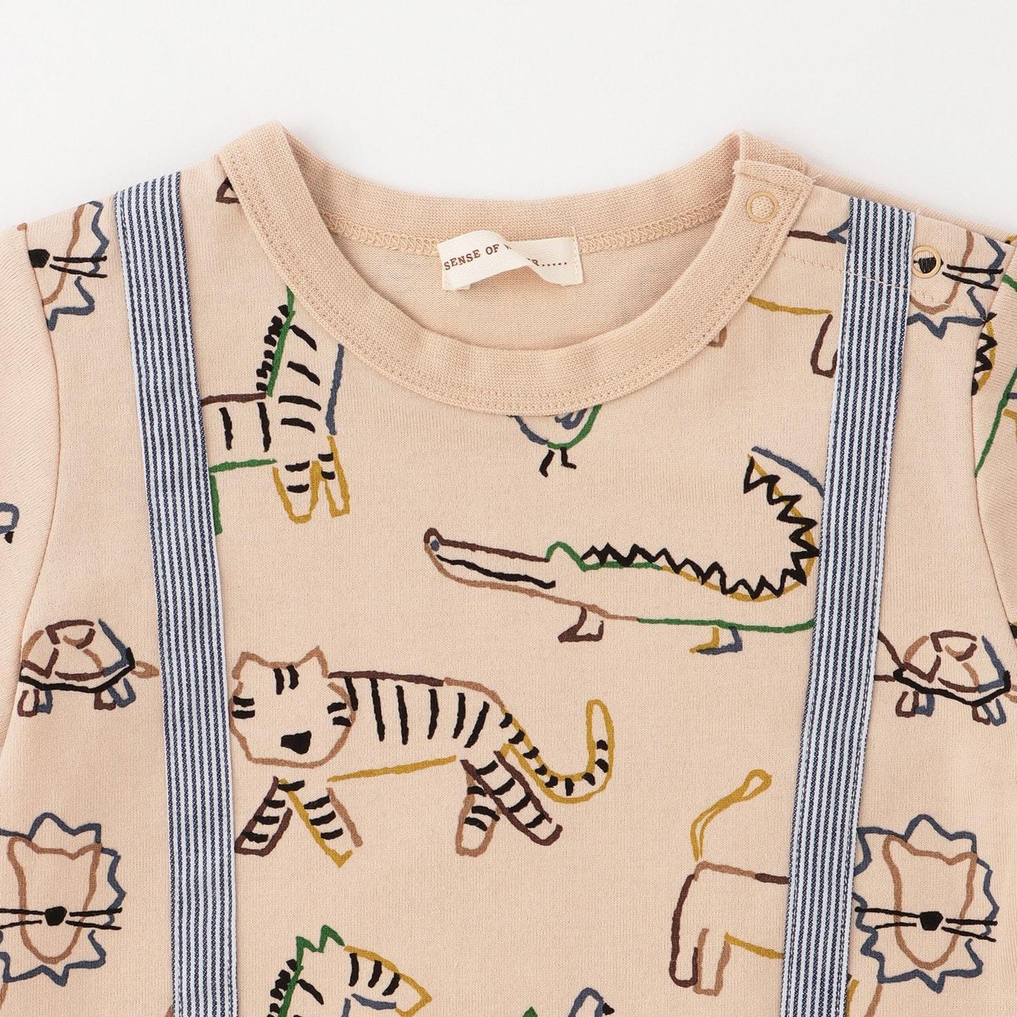 color animal 圖案短袖T恤