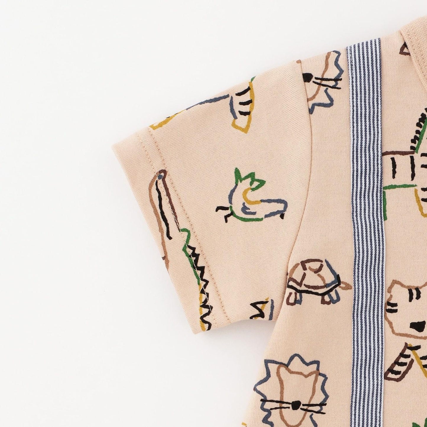 color animal 圖案短袖T恤