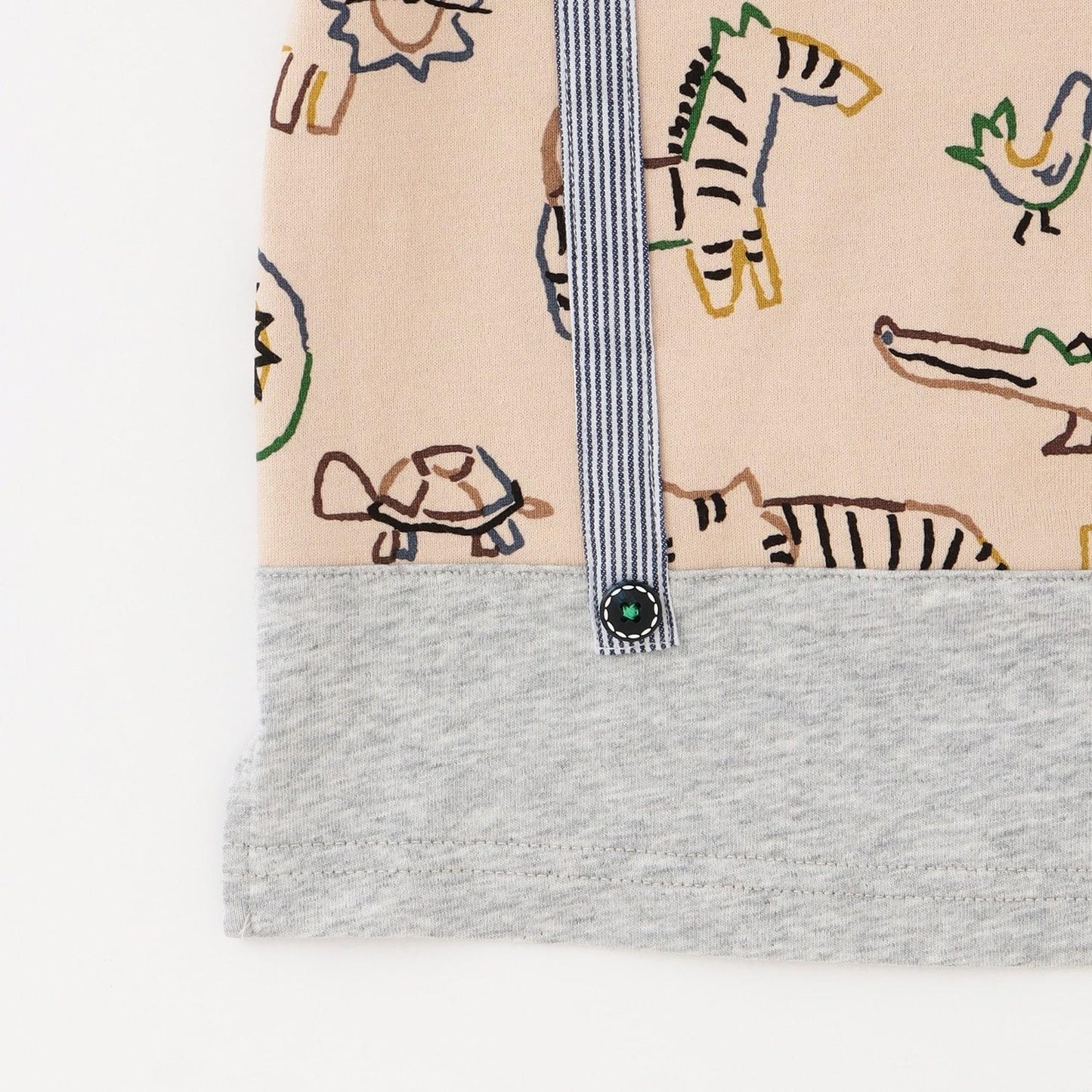 color animal 圖案短袖T恤