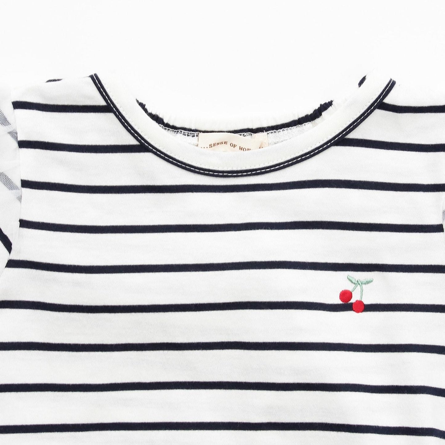 櫻桃刺繡短袖T恤