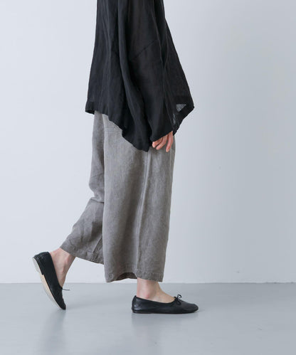 MITTAN 拉絨大麻面料 闊腿褲