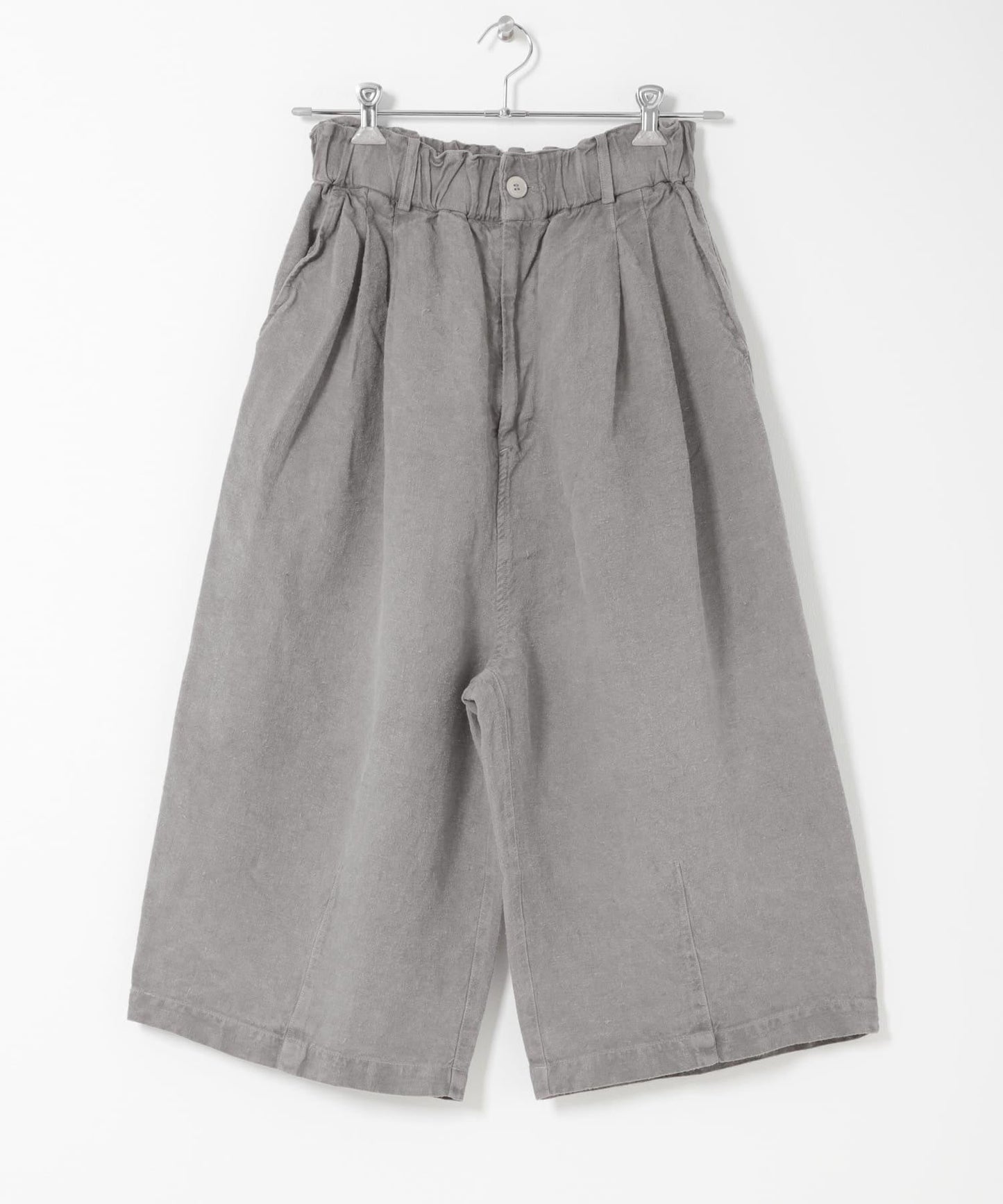 MITTAN 拉絨大麻面料 闊腿褲