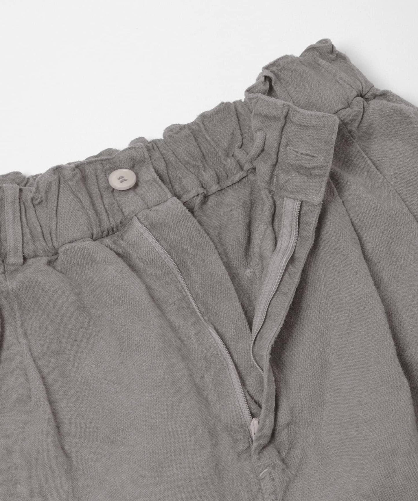 MITTAN 拉絨大麻面料 闊腿褲