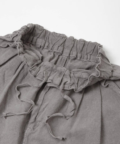 MITTAN 拉絨大麻面料 闊腿褲