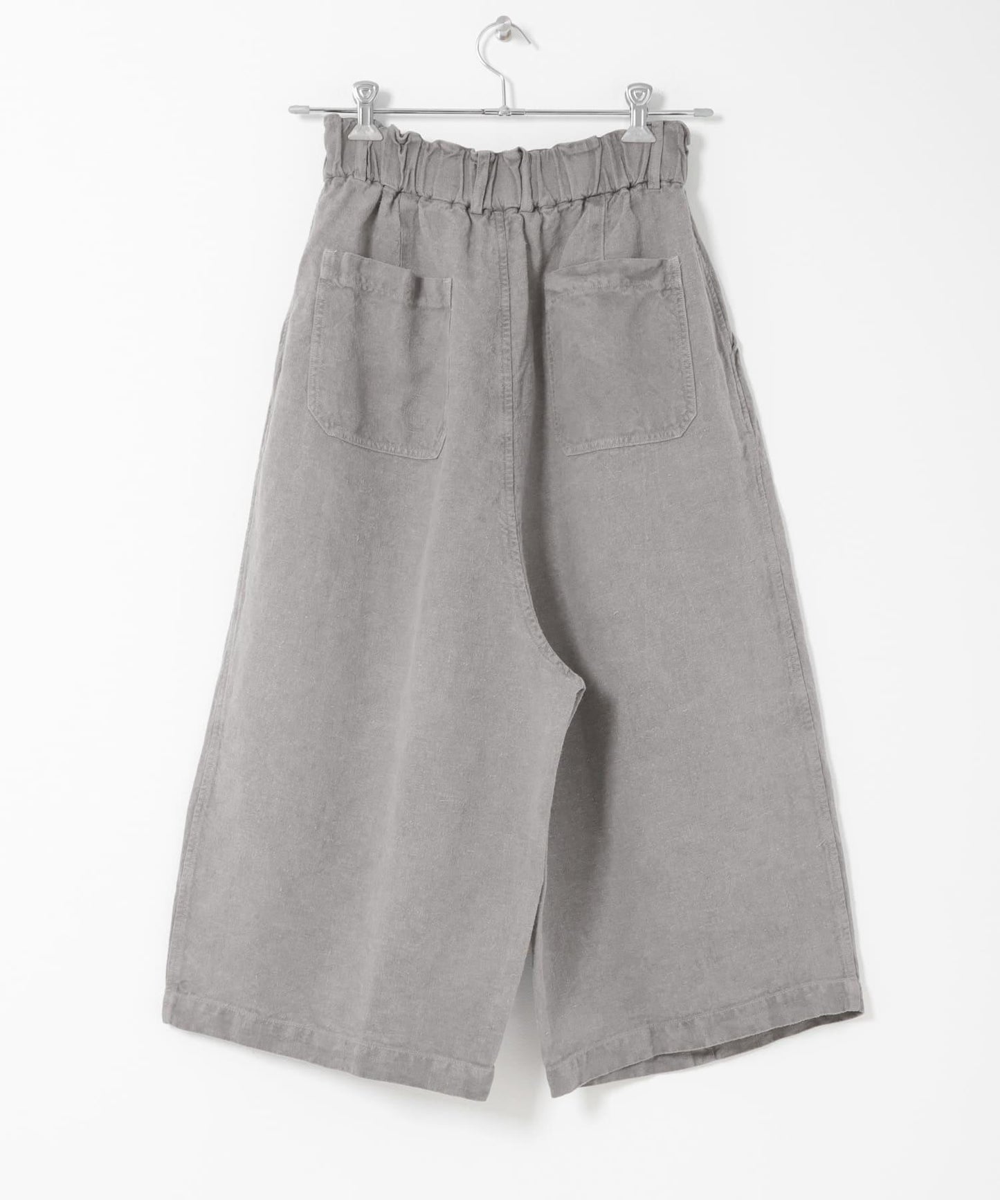 MITTAN 拉絨大麻面料 闊腿褲