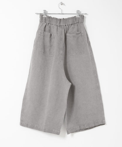 MITTAN 拉絨大麻面料 闊腿褲