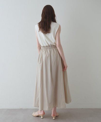 Drawing Numbers 塔夫綢褶皺半身裙