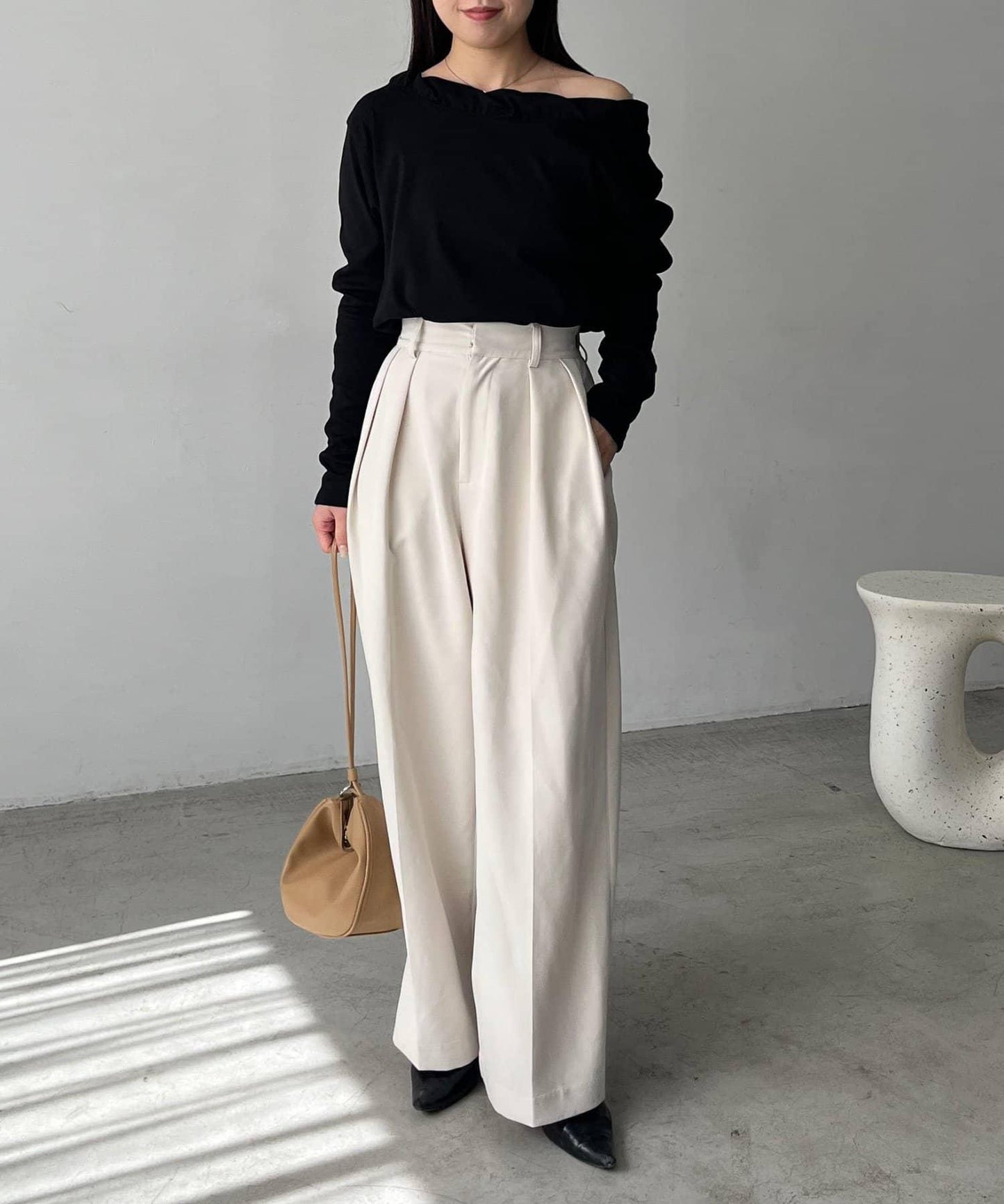 泡泡領 長袖T恤