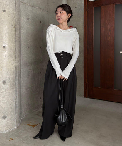 泡泡領 長袖T恤