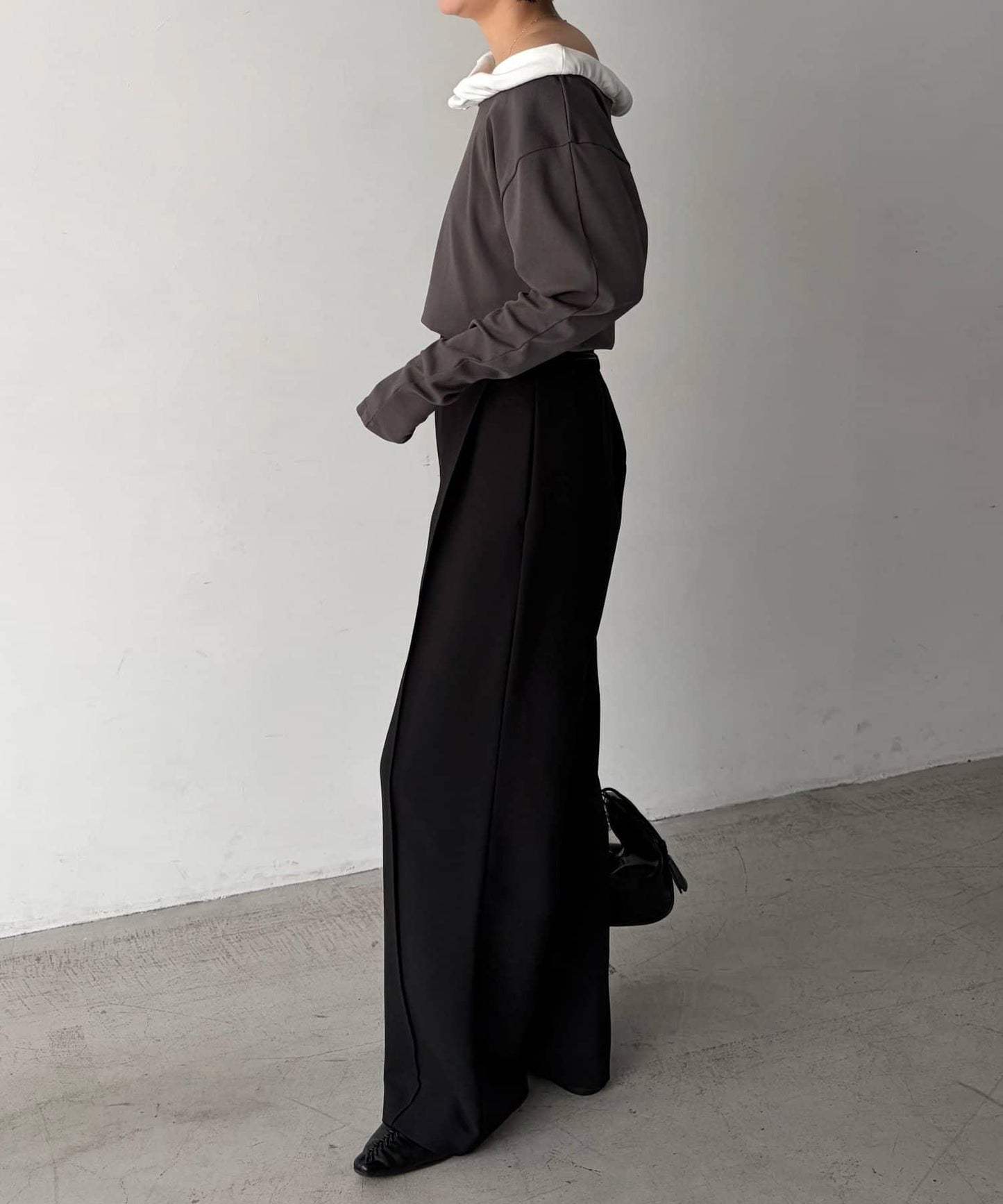 泡泡領 長袖T恤